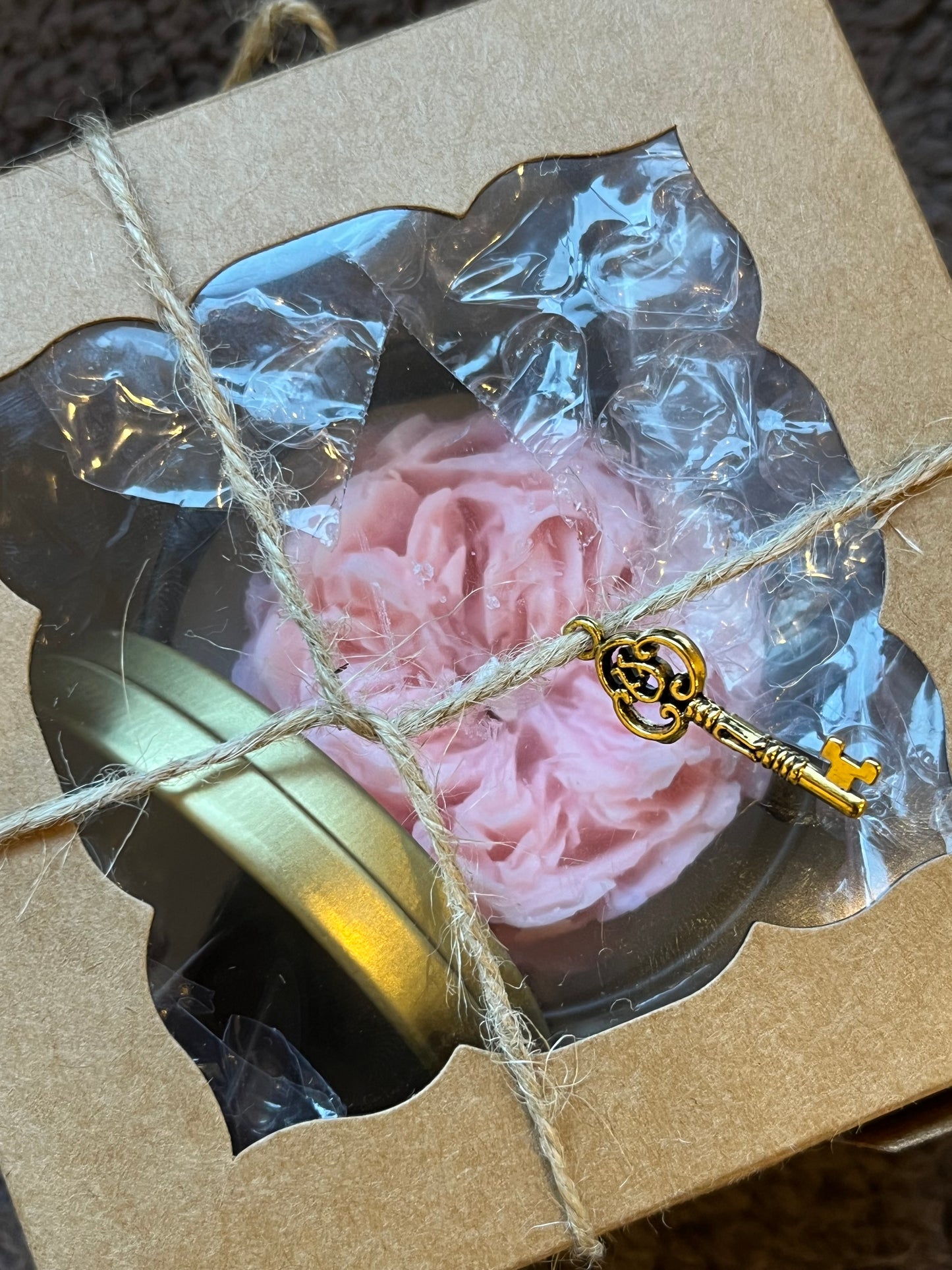 English Roses Pink Soy Wax Candle